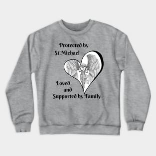 Guardian Angel St Michael Crewneck Sweatshirt